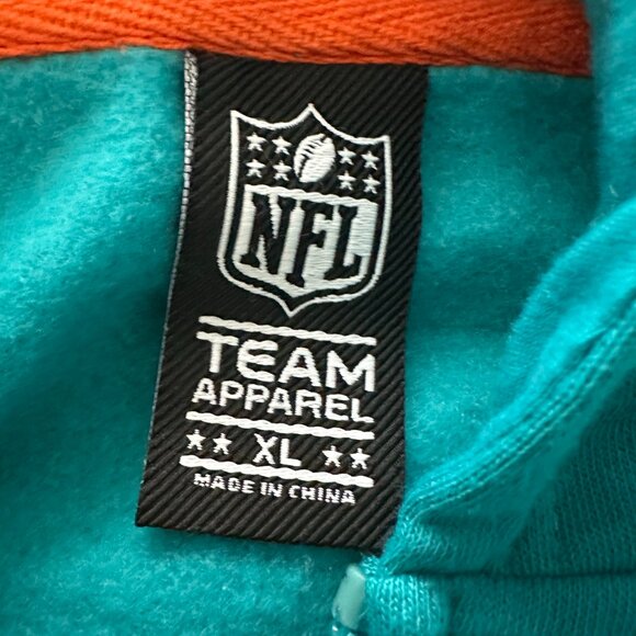 NWOT Miami Dolphins Script Full-Zip Hoodie by Aeropostale - Picture 3 of 5